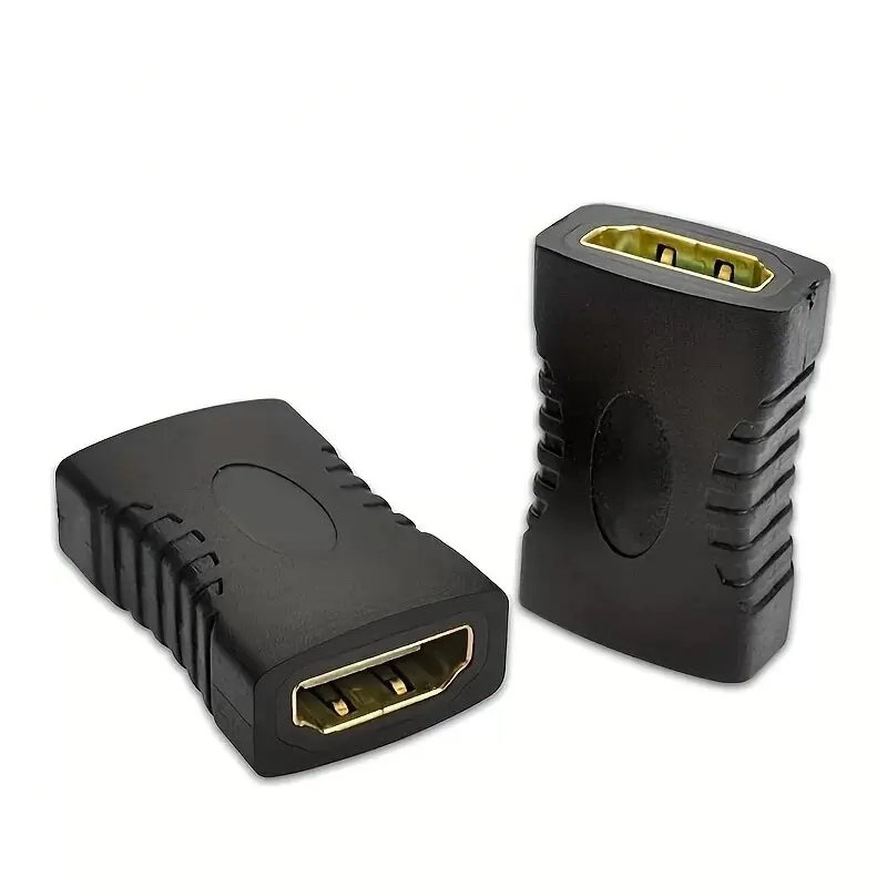 2 Pcs HDMI Femmina A Femmina Accoppiatore Adattatore Del Convertore Del Connettore Per HDTV 1080 P HDMI 1.4 Collegamento Diretto