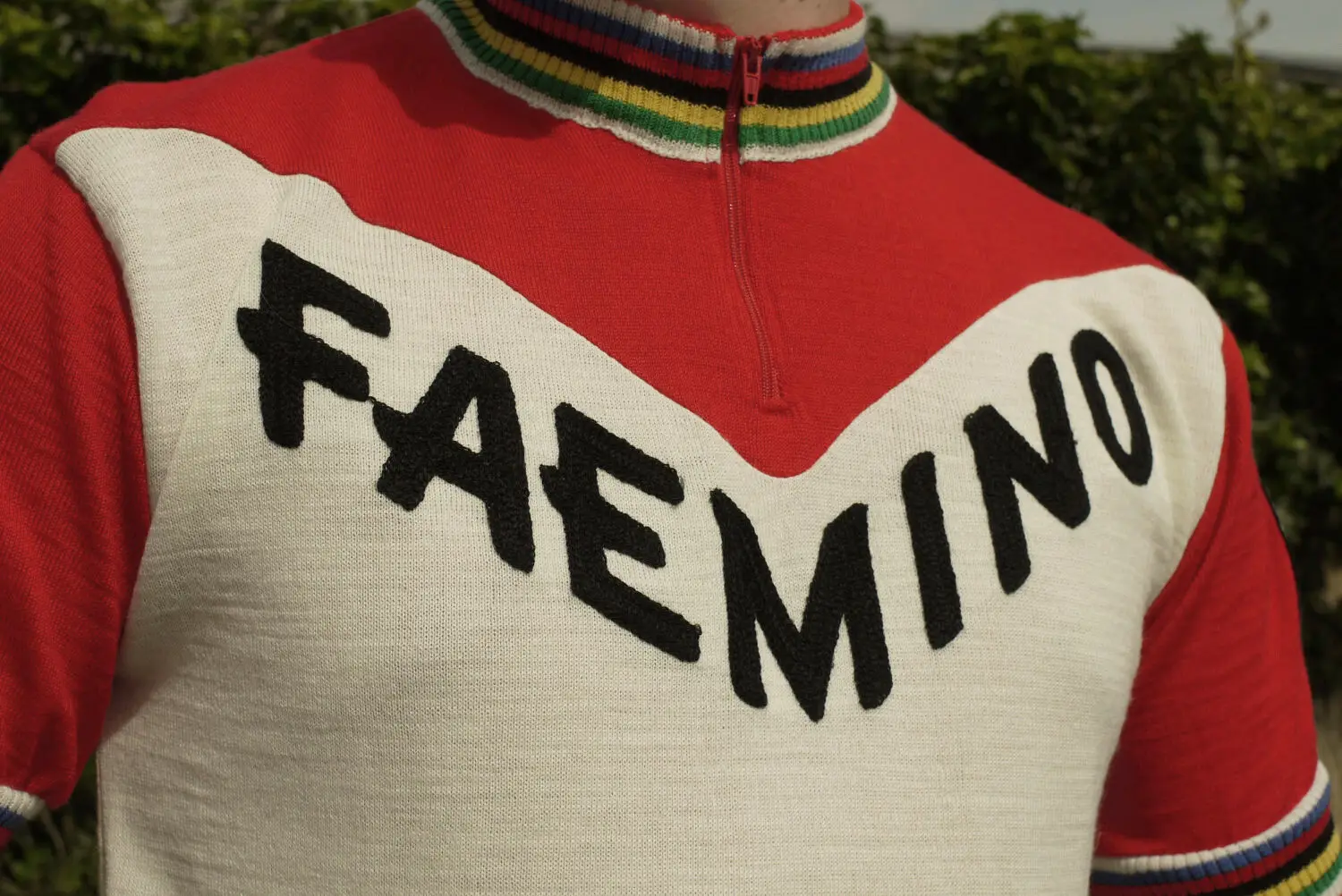 Eroica Maillot Vintage Années 70 Moretti 50% Laine Brodé