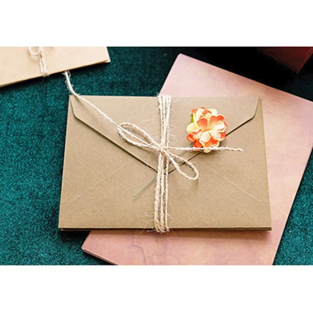 20pcs Vintage Velvet Texture Western Envelopes C6 Letters Envelopes Paper Gift Wrap Greeting Cards for Wedding Party Invitation