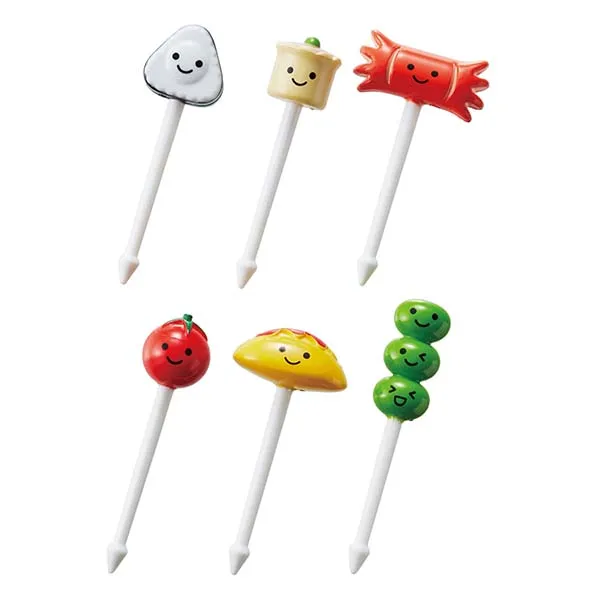 Torune Cartoon Bento Fruit Dert Fixed Label Kitchen Cooking Utensils DIY Mold Animal ape Plastic Material for All Ages