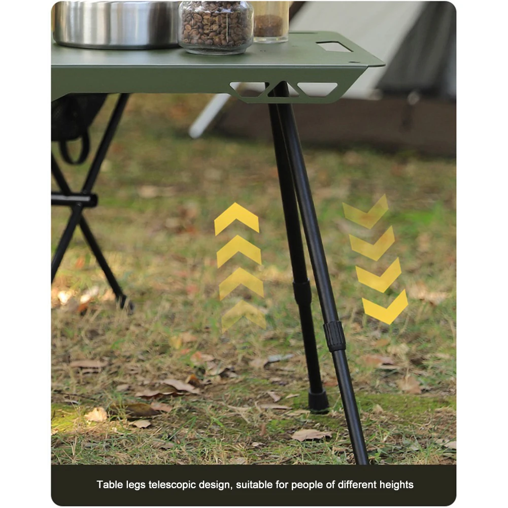 Folding Camping Table Legs Metal Foldable Table Legs Adjustable Height Workbench Legs DIY Camping Equipment Outdoor Travel