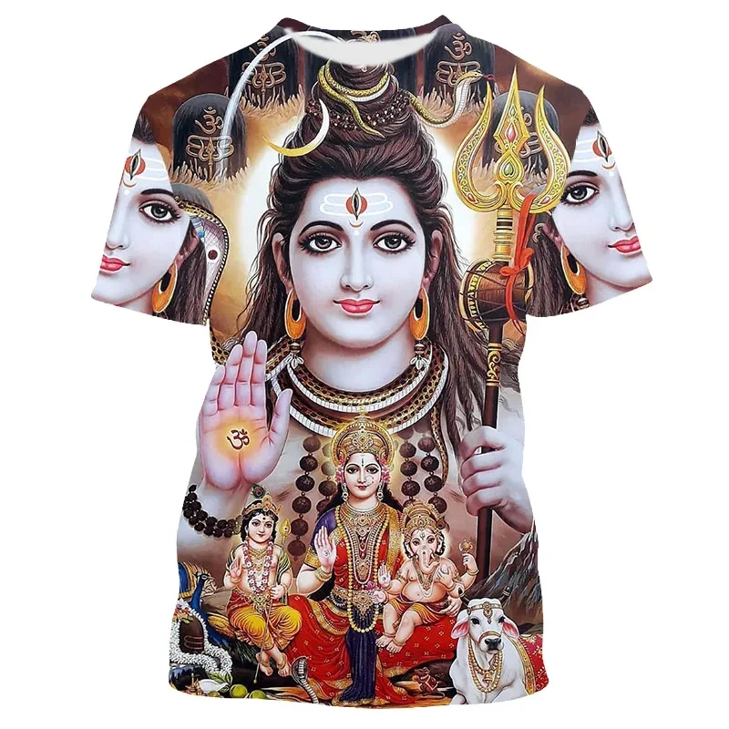 Hindu God Shiva Graphic T Shirt