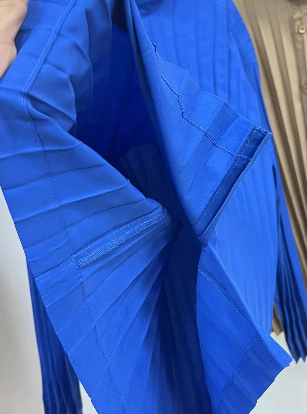 Pleats Pleated Stand-up Collar Solid Color Jacket 2024 Summer New Personalized Fashion Jacket Fashionable Versatile Men Clothing 5