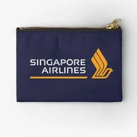 Singapore Airlines  Zipper Pouches Key Underwear Women Pure Cosmetic Small Packaging Wallet Money Bag Storage Pocket Coin Men 1