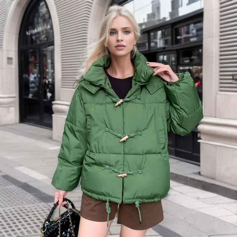 

2023 Winter New Thickened Cotton Coat Women's Down Cotton Coat Bread Coat