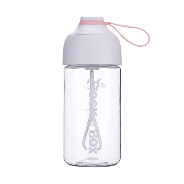 Electric Protein Powder Shaking Water Bottle, Portable Plastic