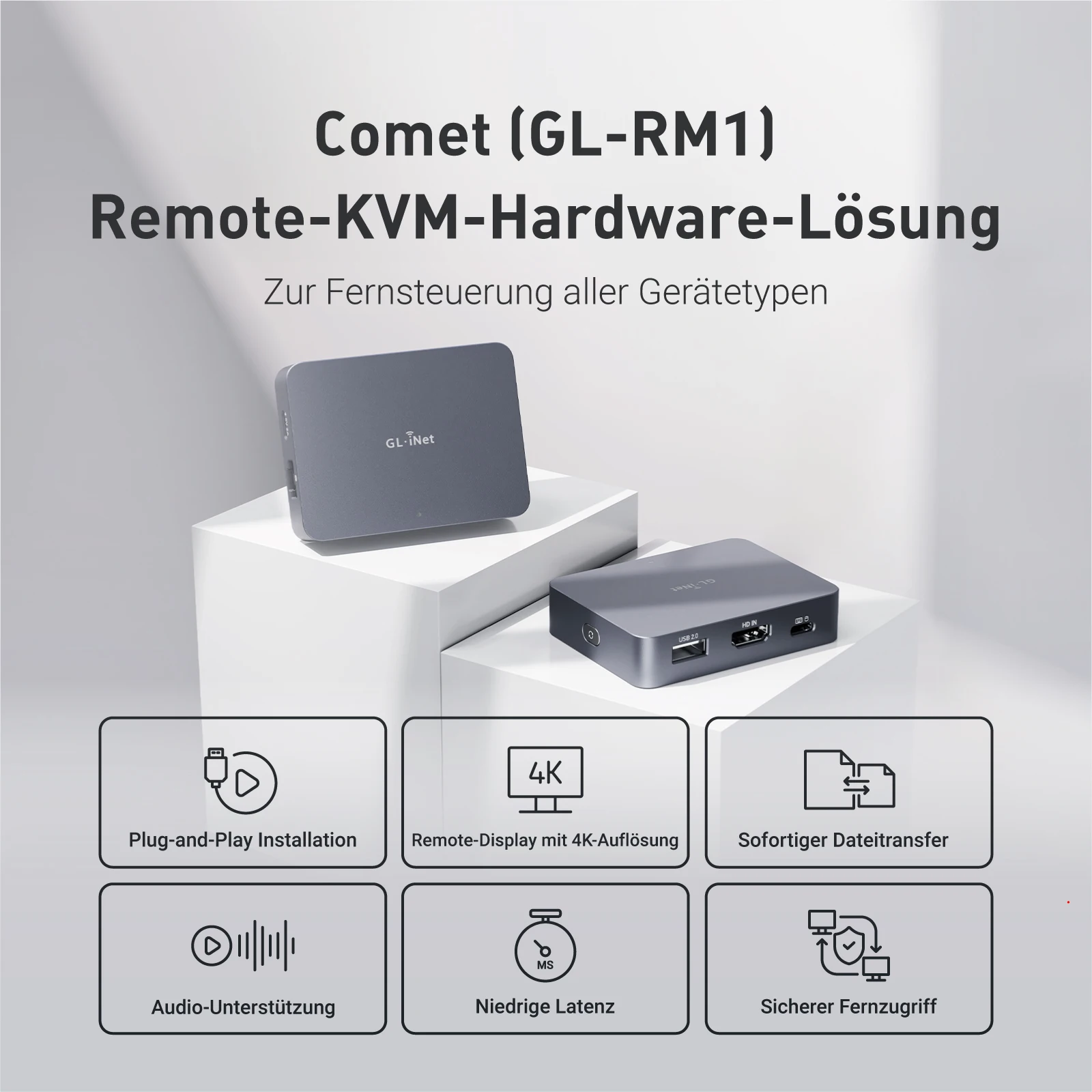 GL.iNet Comet (GL-RM1) インターネット経由リモートKVMコントロール