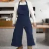 Split Leg Apron Lightweight Multipurpose with Pockets Pottery Apron Ceramics Clay Apron for Carpentry DIY Clay Artists Potters 4