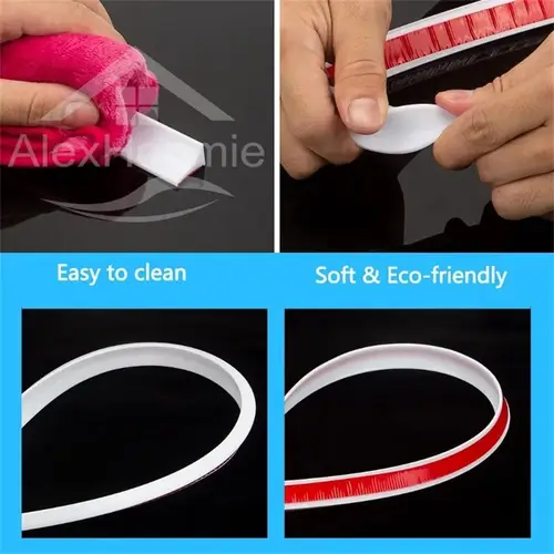 Self-Adhesive Silicone Bathroom Water Stopper Water Retaining Strip Bendable Bathroom Door Washing Machine Shower Dam Barrier - Image 3