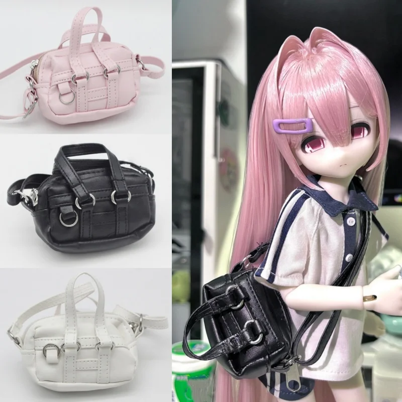 รูปสินค้า กระเป๋าแต่งตุ๊กตา BJD สะพายข้าง 17cm 1/6 1/8