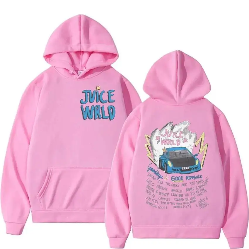 thumbnail image 1 of Sudadera con capucha de rapero Juice Wrld para hombres y mujeres, suéter de moda callejera, sudadera popular de hip hop, ropa de calle de manga larga de gran tamaño para invierno, 1 of 5