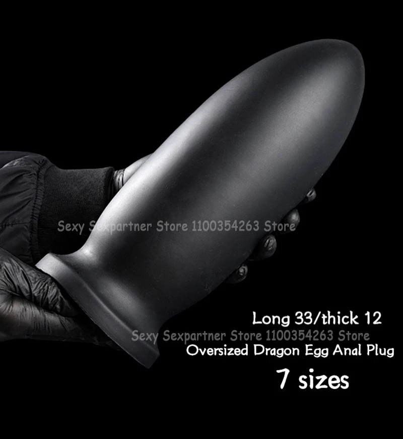 stockings anal plug 4cm-12cm Silicone Butt Plug Anal Dilator Dildo With Suction Cup Adult Sex  Toys