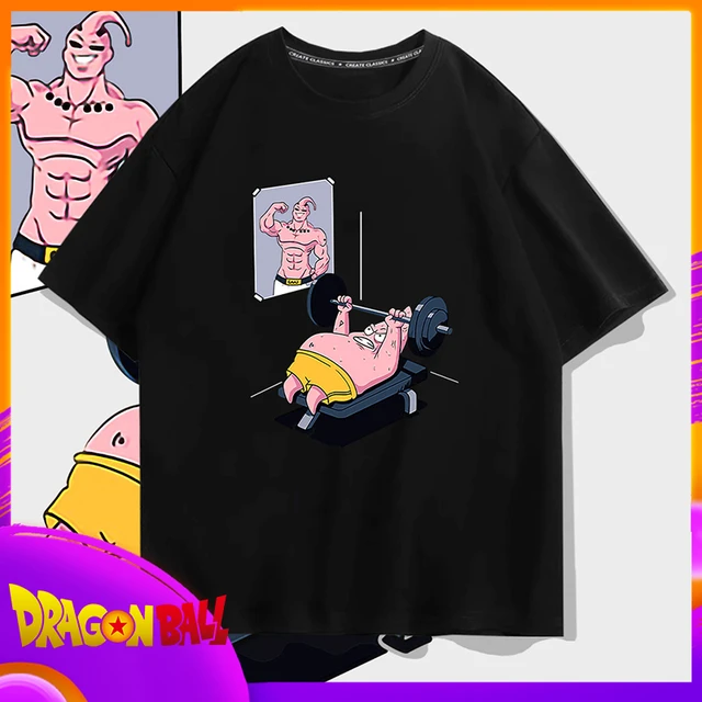 Camiseta Majin Boo Masculina Dragon Ball T-Shirt Anime Top Moda