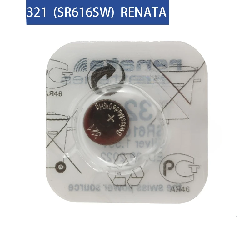 

Imported from Switzerland Battery 321 Sr616sw 1.55V Silver Oxide Battery Watch Battery