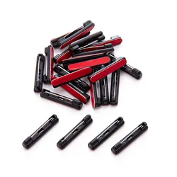 100-Pack Self-Adhesive Safety Pins for DIY Projects and Crafting (Black with Adhesive)