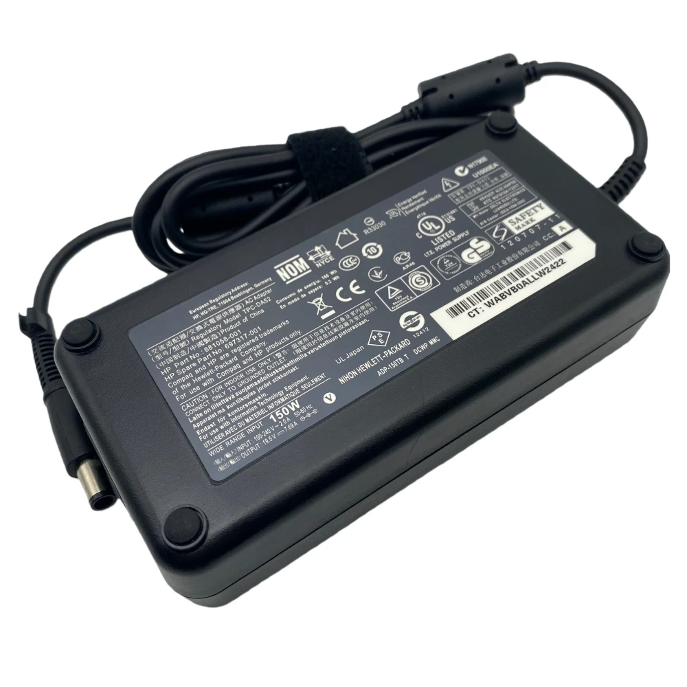 HP ProOne 440인치 G9 올인원 파빌리온 ProDesk 600 EliteBook 8560W용 150W 19.5V 7.69A 7.4*5.0mm 충전기 어댑터 노트북
