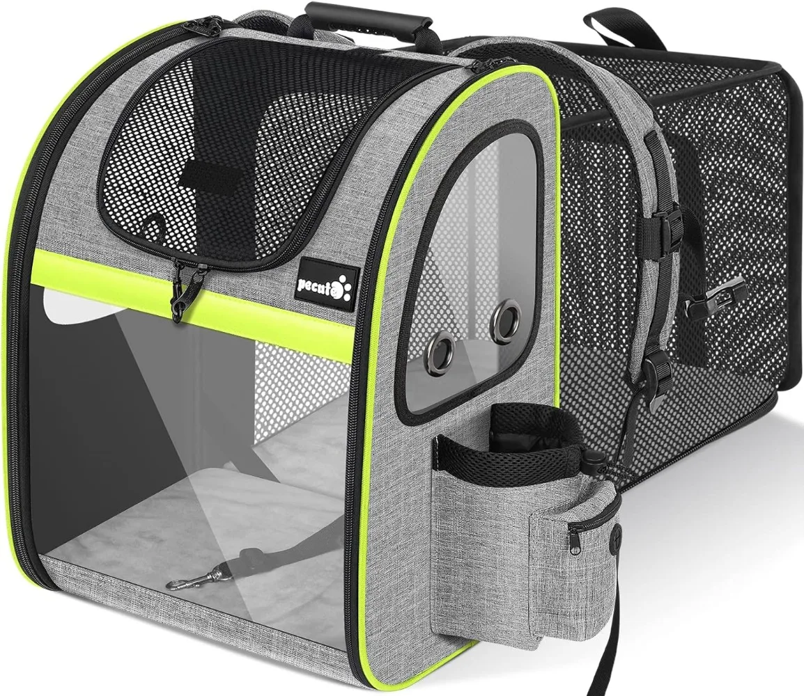 

Cat Backpack Backpack Expandable with Breathable Mesh for Small Dogs Cats Puppies Suitable for Outdoor Hiking Travel Camping