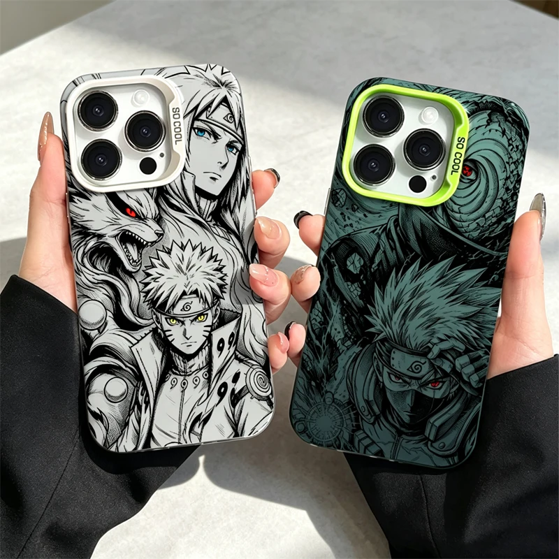 Naruto Minato Kurama Inspired Hard Phone Case