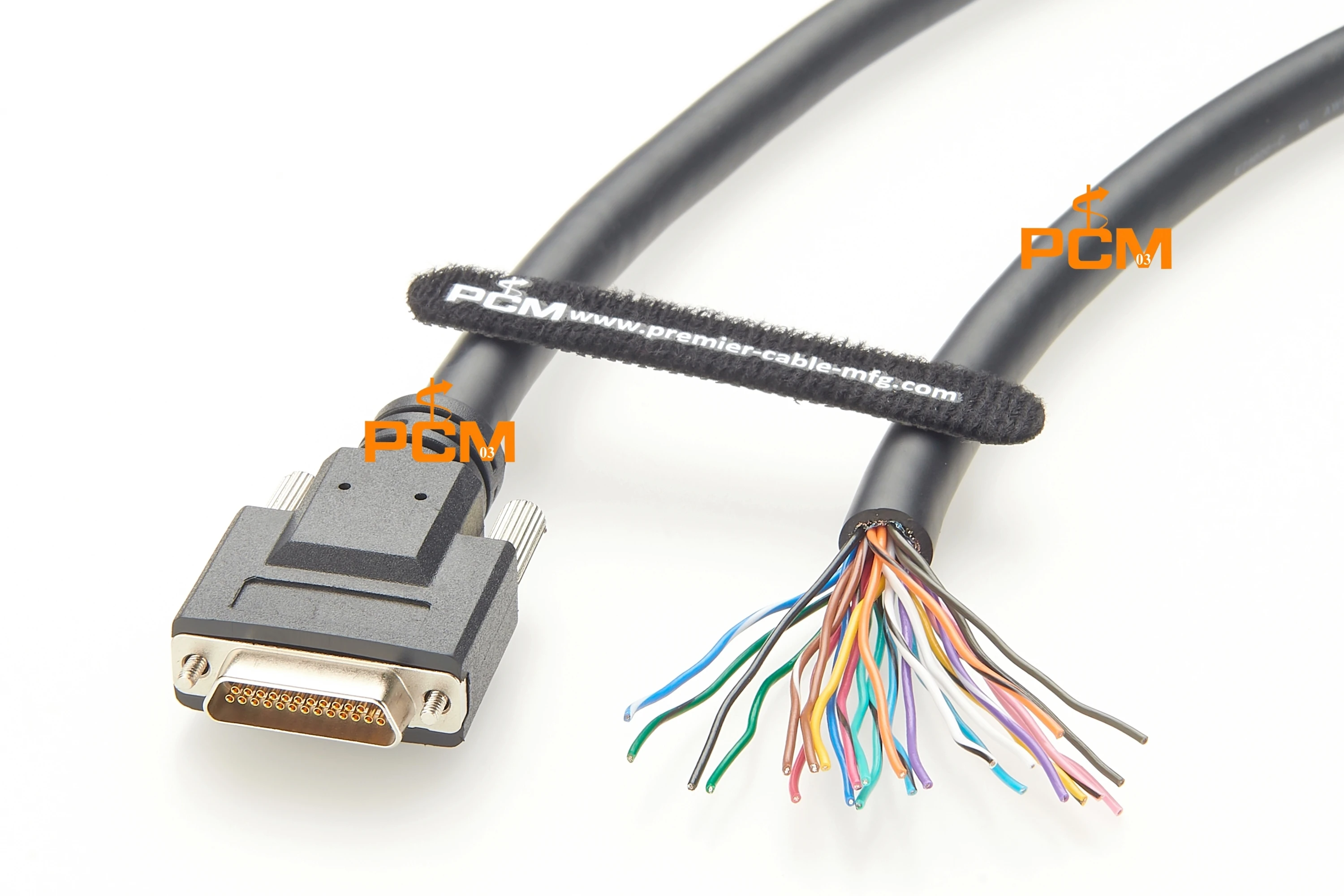 Micro-D-Steckverbinder Micro-D-Sub-Kabelkonfektionen Computerkabel Mini-DB9 9-Pin Buchsenanschlüsse zu offenen Kabelenden – Detail 7