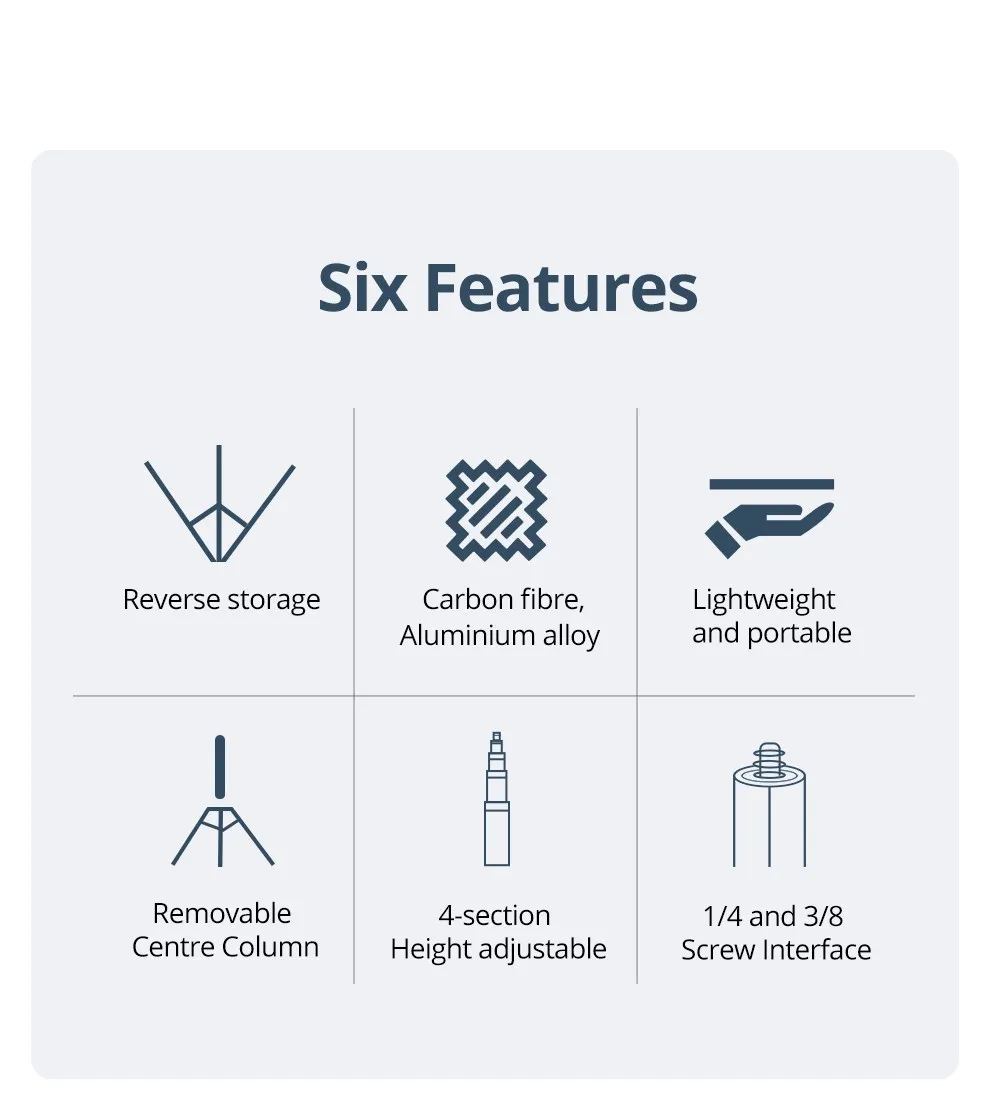 Description Picture 4 of itemQZSD LS-255/285 Reverse folding light stand Photography outdoors Portable tripod 2.2m aluminum alloy Carbon fiber light stand