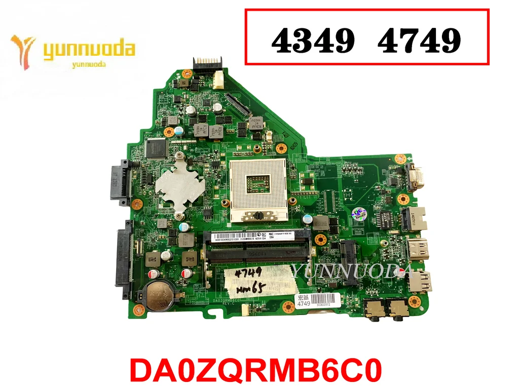 Oginal para Acer Aspire 4349 4749 Portátil Placa-mãe Hm65 Da0zqrmb6c0 Testado Bom