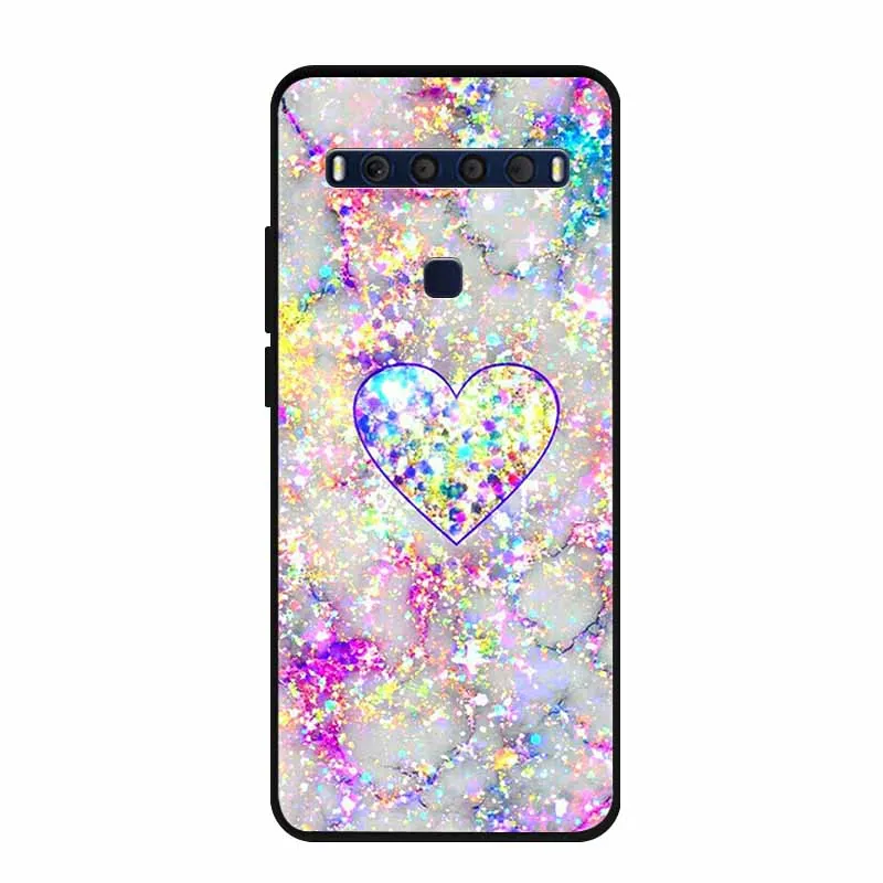 Marble TPU Silicone Bumper Shockproof Protective Case Cover