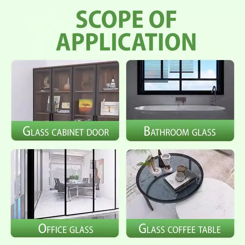 Versatile Waterproof & UV Resistant Frosted Glass Paint Glass Coating Resin Paint Frosted Effect for Dining Room Bedroom