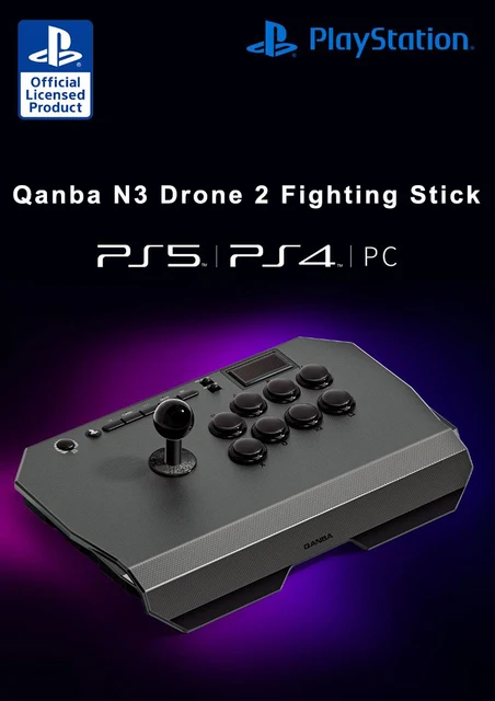 Tilsvarende Tilsætningsstof privat Qanba N3 Drone 2 Arcade Fighting Stick Controller For For Ps5/ps4/pc With  Sanwa Buttons Tournament Lock Switch Dp Ls Rs Joystick - Coin Operated  Games - AliExpress