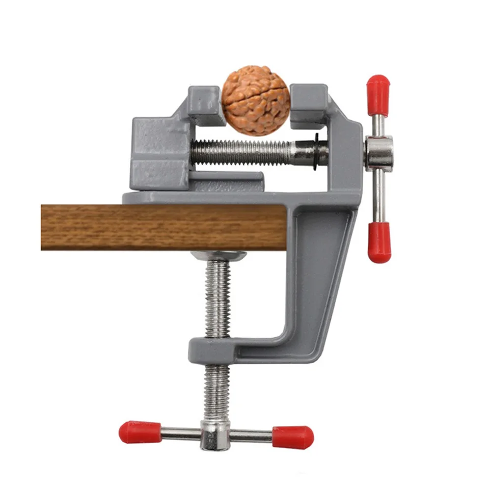 Mini Bench Vise Muliti-Funcational 3.5" Aluminum Miniature - View #4
