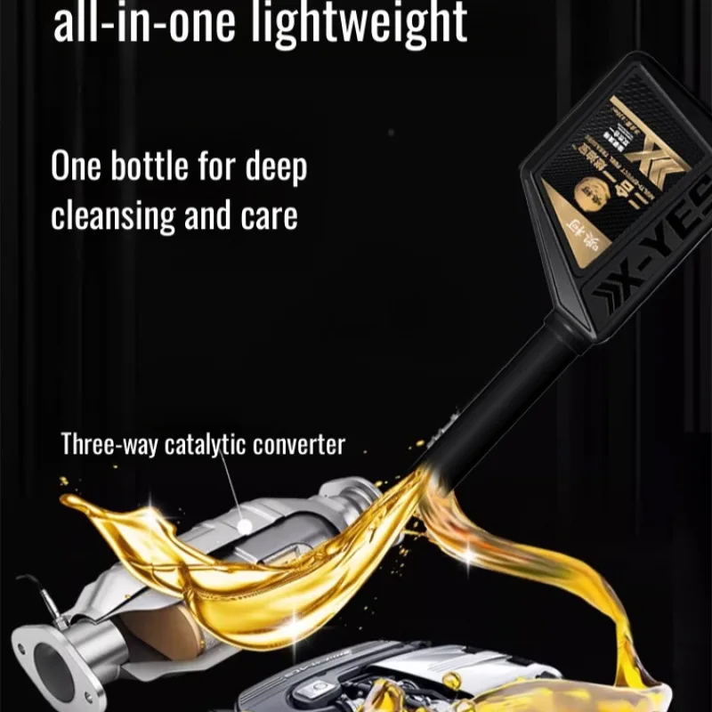 Two-in-one Fuel Cleaner Engine Cleaner Fuel Gasoline Additive Car Carbon Removal Cleaning Maintenance Oil Cleaning