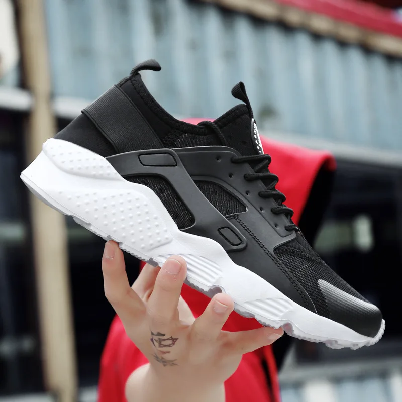 Mesh Casual Shoes Men Light Couple Sneakers Flats Trainers Lace Up Breathable Outdoor Male Women Sports Running Shoes Plus Size