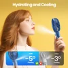 TOPK Mini Portable Fan with Water Mist,2000mAh Capacity& Humidifying Function for Summer Personal Electric Fan USB fans for Room 6
