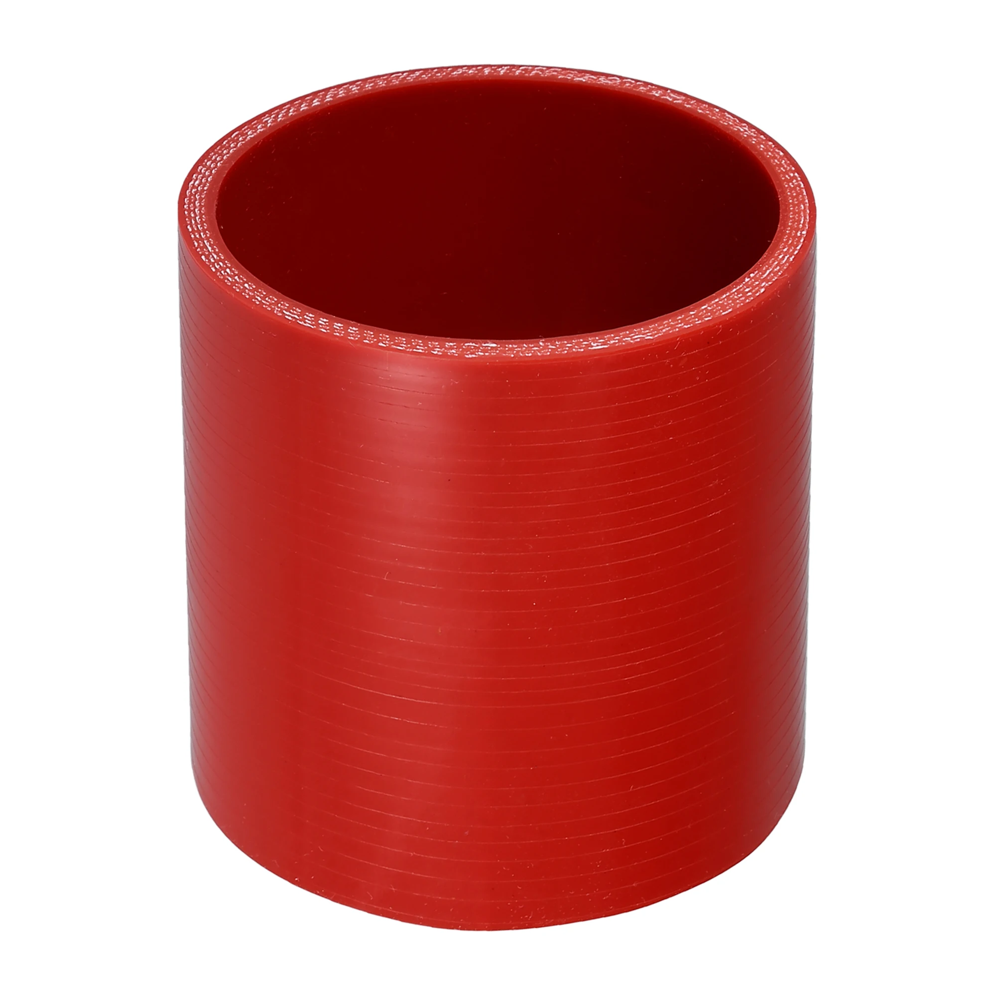 1 Ensemble 45 Degré 2,8" à 3,0" ID Voiture Silicone Tuyau avec Pinces Rouge
