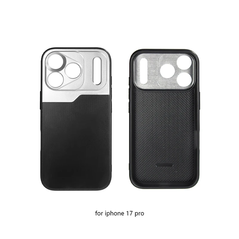 Mini Vlog Protective Mobile Phone Case with Anamorphic Macro & Wide Angle Lens Mount