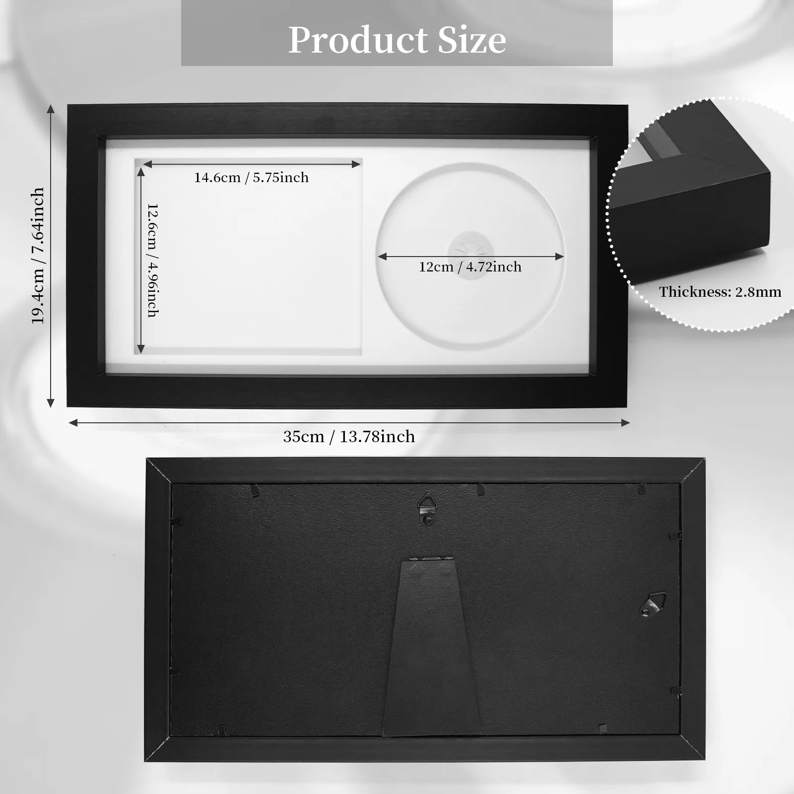 현대식 CD 디스플레이 스탠드 사진 프레임 투명 CD 앨범 사진 프레임 CD 디스크 보관 홀더 가정 사무실 장식 CD 프레임