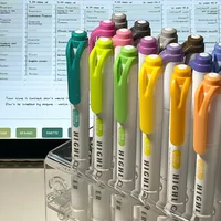 5/15 шт., набор флуоресцентных ручек, студенческая маркировка, ручка для маркировки ключей, красота, цветная ручка для справочника, партия — изображение 4