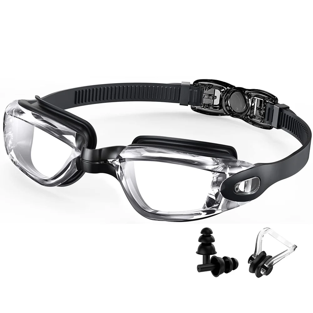 Professional Anti-Fog Waterproof Swimming Goggles with 100% UV Protection – Leak-Free Swim Eyewear