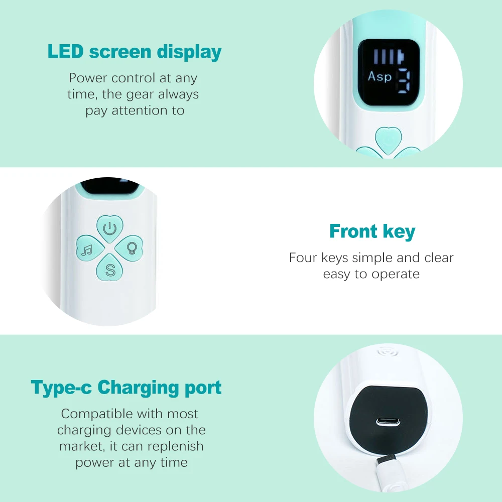 Aspirator nazal electric At Performance, pentru bebelusi si copii, silentios, 3 Trepte de Aspirare, Functie de Muzica, Portabil, cu Incarcare USB, Baterie reincarcabila, Alb/ Verde - Igiena si ingrijire - atMag.ro Aspirator nazal electric At Performance, pentru bebelusi si copii, silentios, 3 Trepte de Aspirare, Functie de Muzica, Portabil, cu Incarcare USB, Baterie reincarcabila, Alb/ Verde - Igiena si ingrijire - atMag.ro