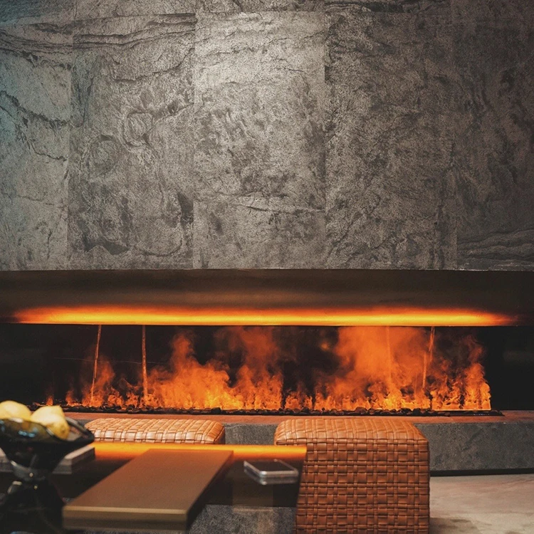 Hot Selling 40 Inches 3d Atomization Steam Electric Fireplace Intelligent Fogging Fireplace With Water Refill Reminder