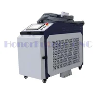 1000W Handheld Small 4 In 1 Fiber Laser Welding Cleaning Cutting Machine With Hanli Chiller 2
