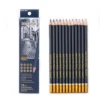 12Pcs Professional Sketch Charcoal Pencils Set F/H/2H/HB/B/2B/3B/4B/5B/6B/7B/8B Writing Graphite Drawing Pencils Art Supplies 1