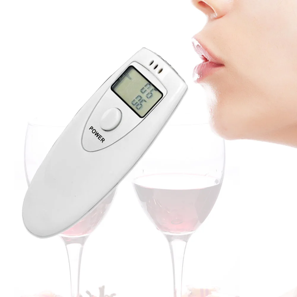 Alcohol Analyzer Portable Alcohol Breathalyzer LCD Display Small Detector with Sound Warning for Detection alcohol tester,breath alcohol tester,breathalyzer mouthpieces