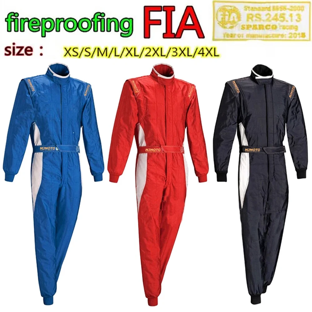 FIACertificationKartingRacingSuitsFireproofGoKartOveralls