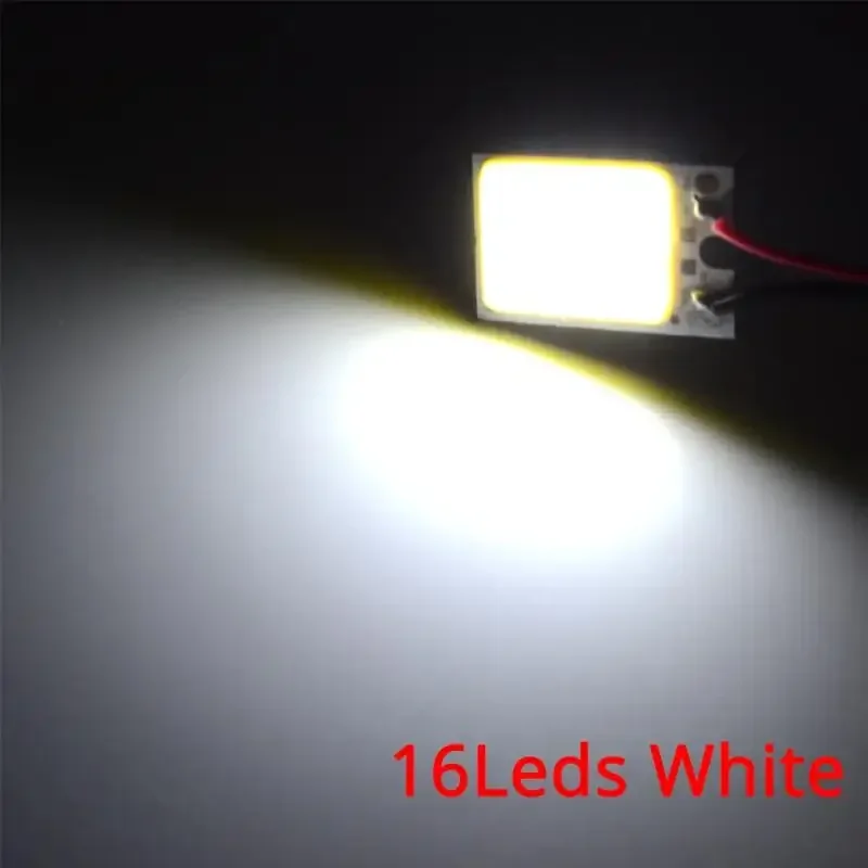 2pcs t10 dc 12v weiß 16 24 36 48smd Cob LED Auto Lese lampen Panel Licht  Kuppel Girlanden adapter LED-Leuchten Innen beleuchtung - AliExpress