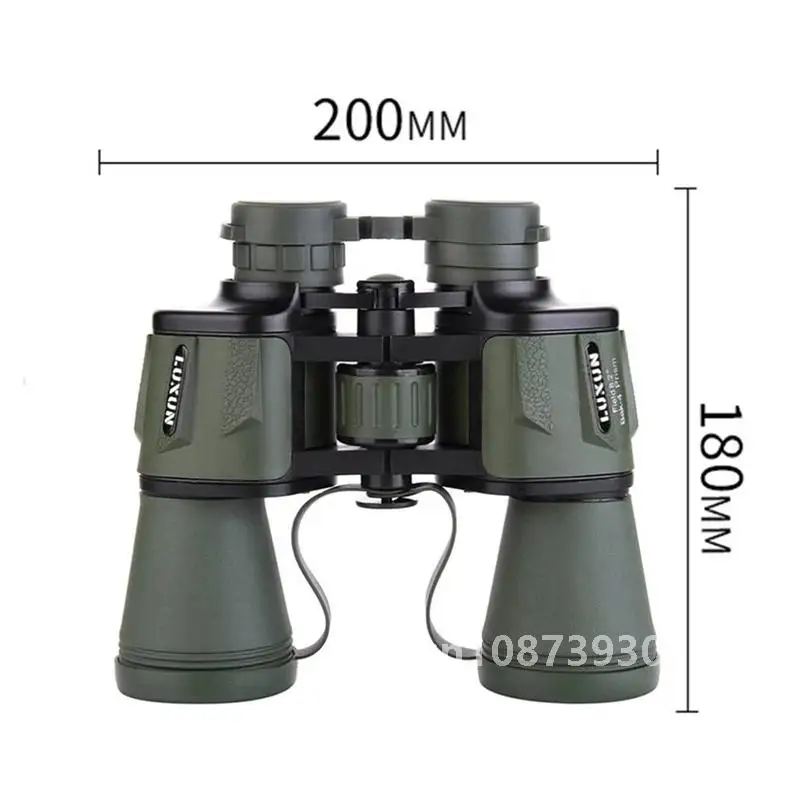 Luxun 20x50 High Maginification Zoom Porro Binocular HD Military Powerful Optical Telescope Wide Angle for Outdoor Hunting 6