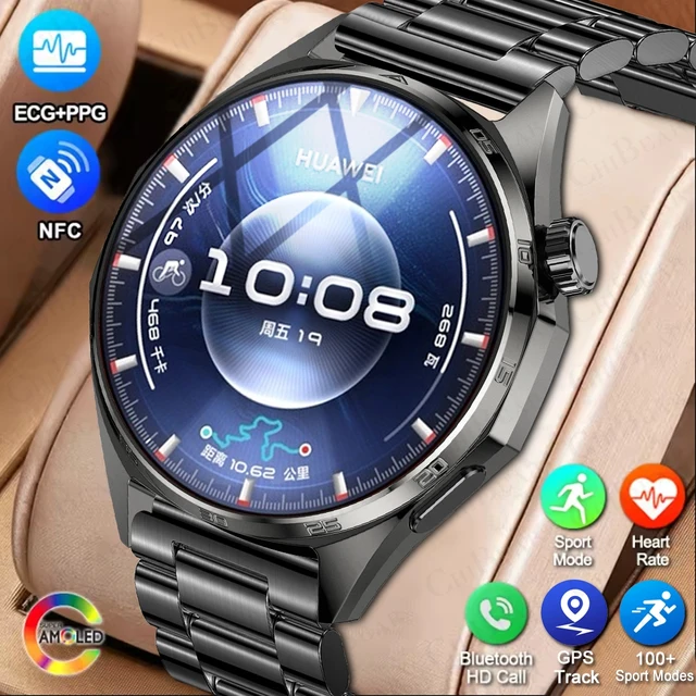 2026 New Smart Watch Men GPS Outdoor Sports NFC Health Monitoring 1.53‘’ HD Full Screen Touch Bluetooth Call Watch