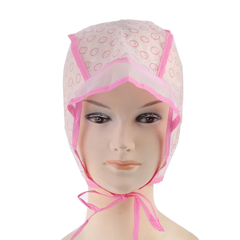 후크 헤어가 있는 하이라이트 염색 머리 팁 캡 장갑 1개 세트