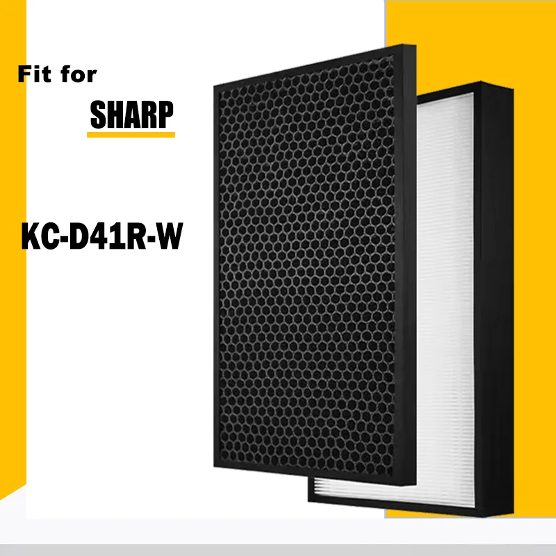 

For Sharp KC-D41R-W KC D41RW Air Purifier Replacement HEPA Carbon Filter FZ-D40HFE FZ-D40DFE