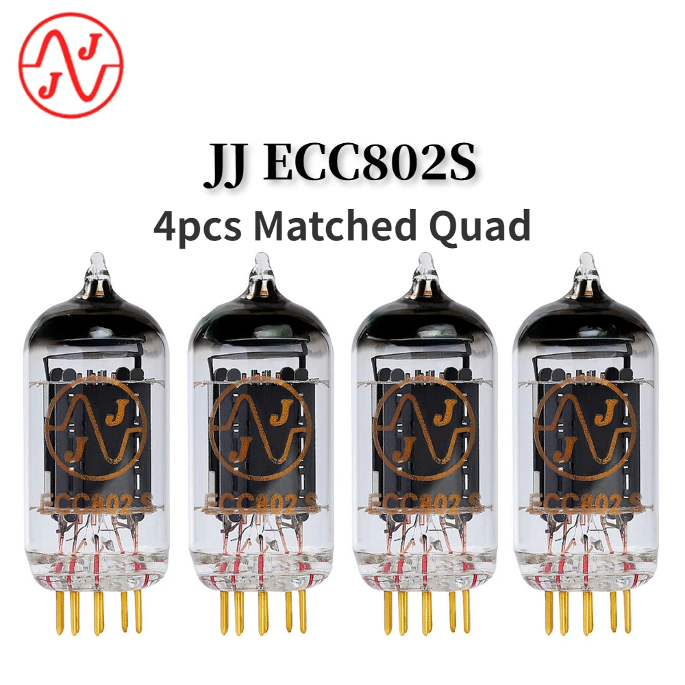 Jj Ecc802S Tubo A Vuoto Piede Dorato Sostituire 12 Au7 Ecc82 6211 E80Cc 5814A Tubo Di Segnale Test Di Fabbrica E Partita Phono Preamp