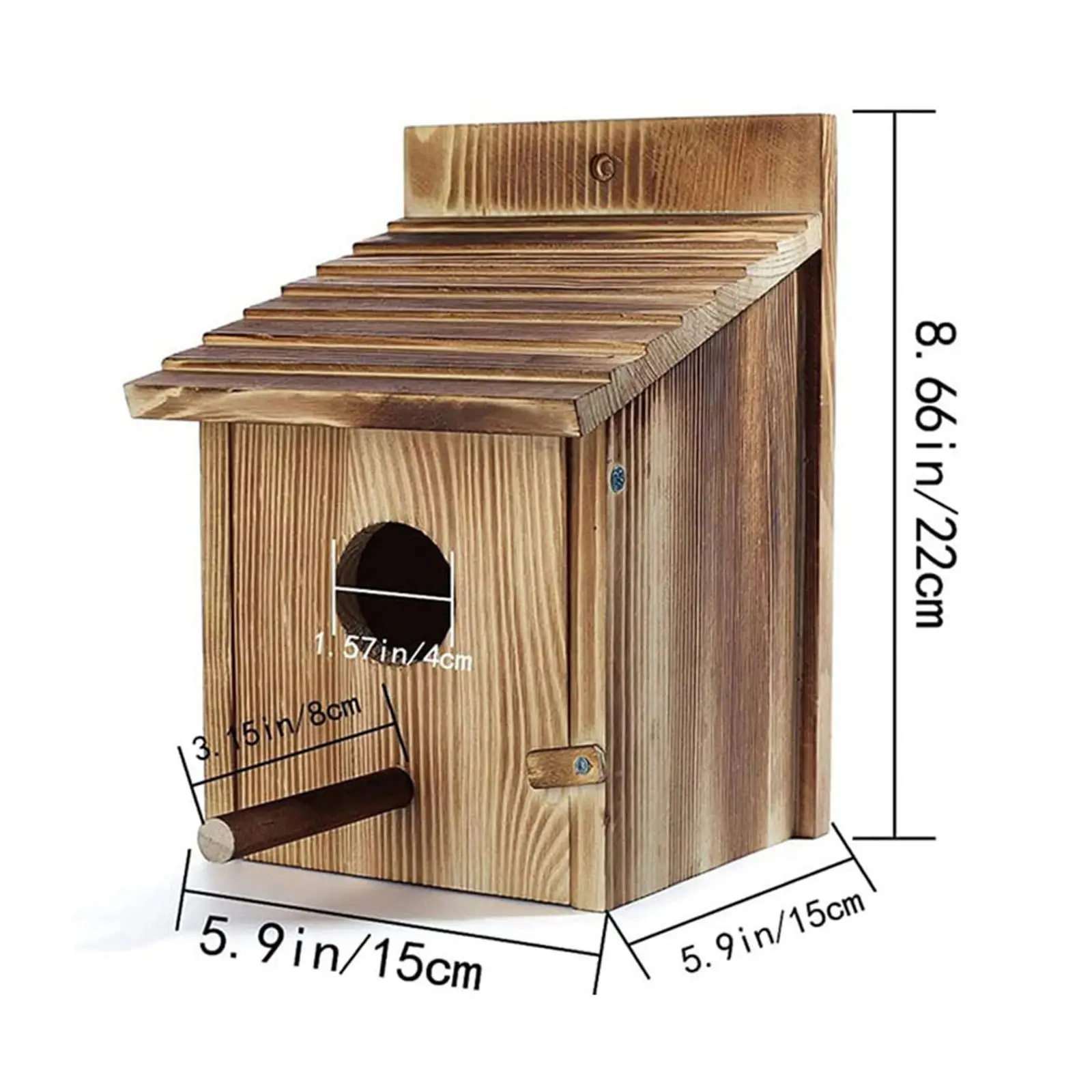 Bird House Bluebird House Wooden Bird Box for Kids Adults Window Small Birds Bird House Bluebird House Wooden Bird Box for Kids Adults Window Small Birds